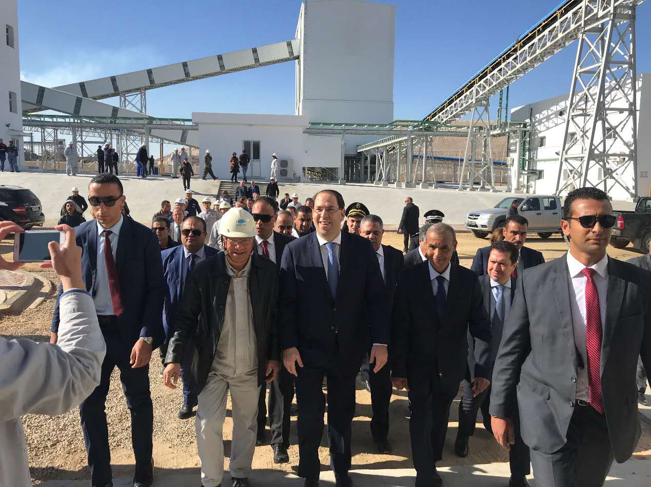 Tunisian Prime Minister Visited GCT Madeira TSP Project