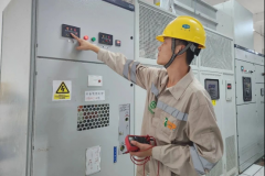 The main power distribution room of the chemical section of Indonesia Cheng Tok project was energized